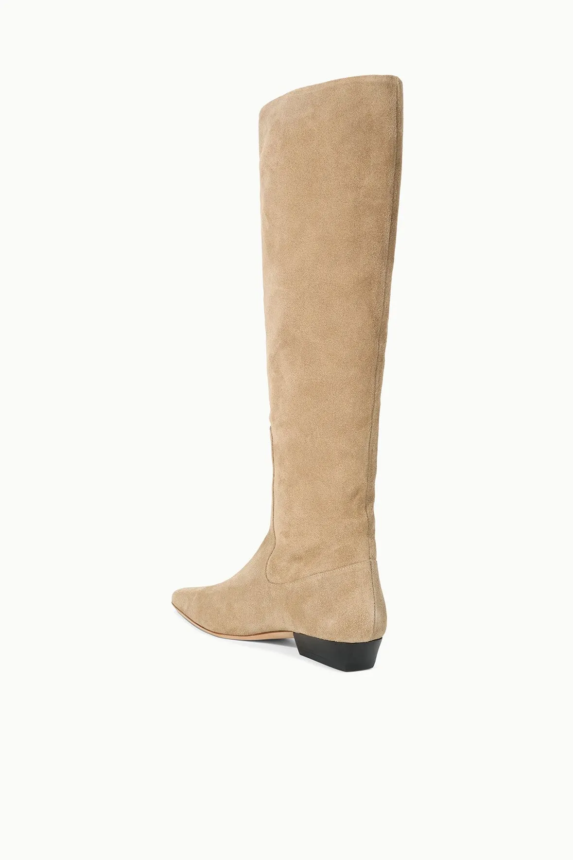 WALLY FLAT BOOT | DUNE SUEDE Shock absorb