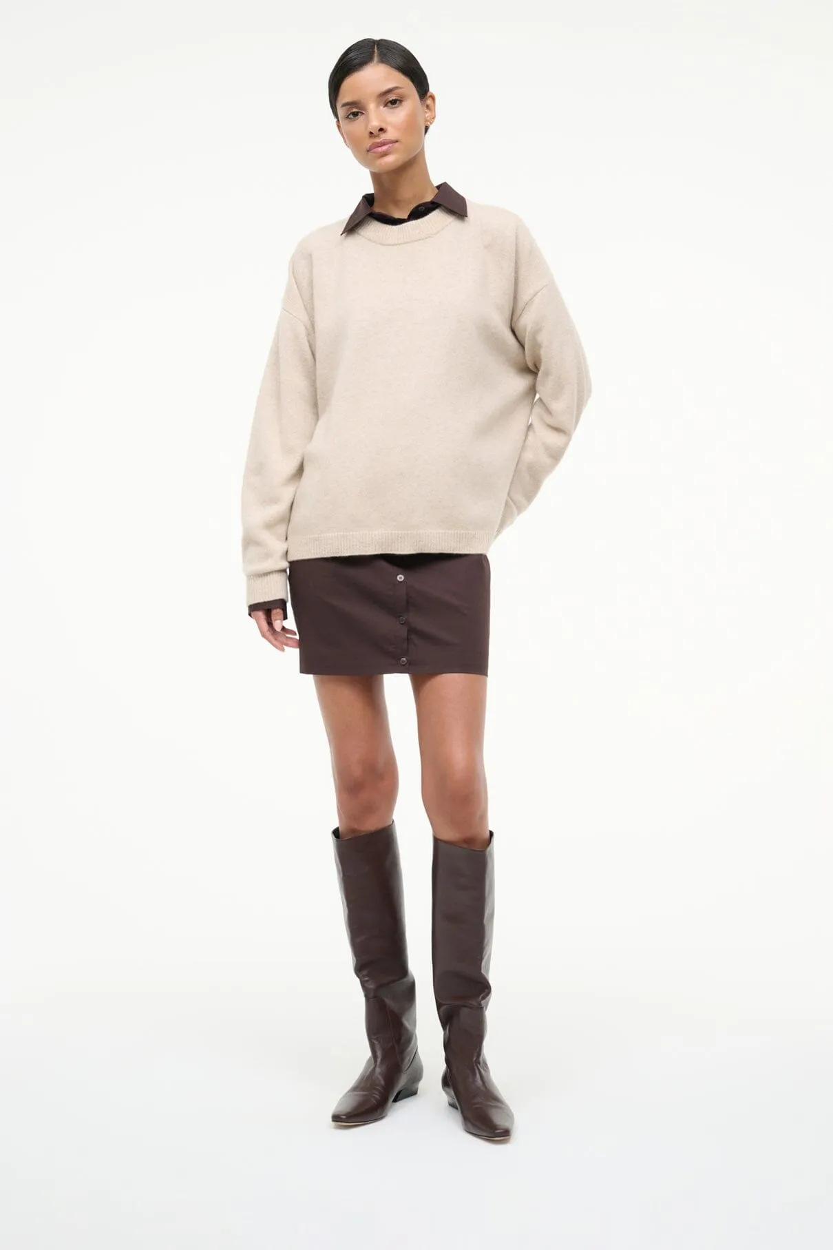 WALLY FLAT BOOT | ESPRESSO Loose fit