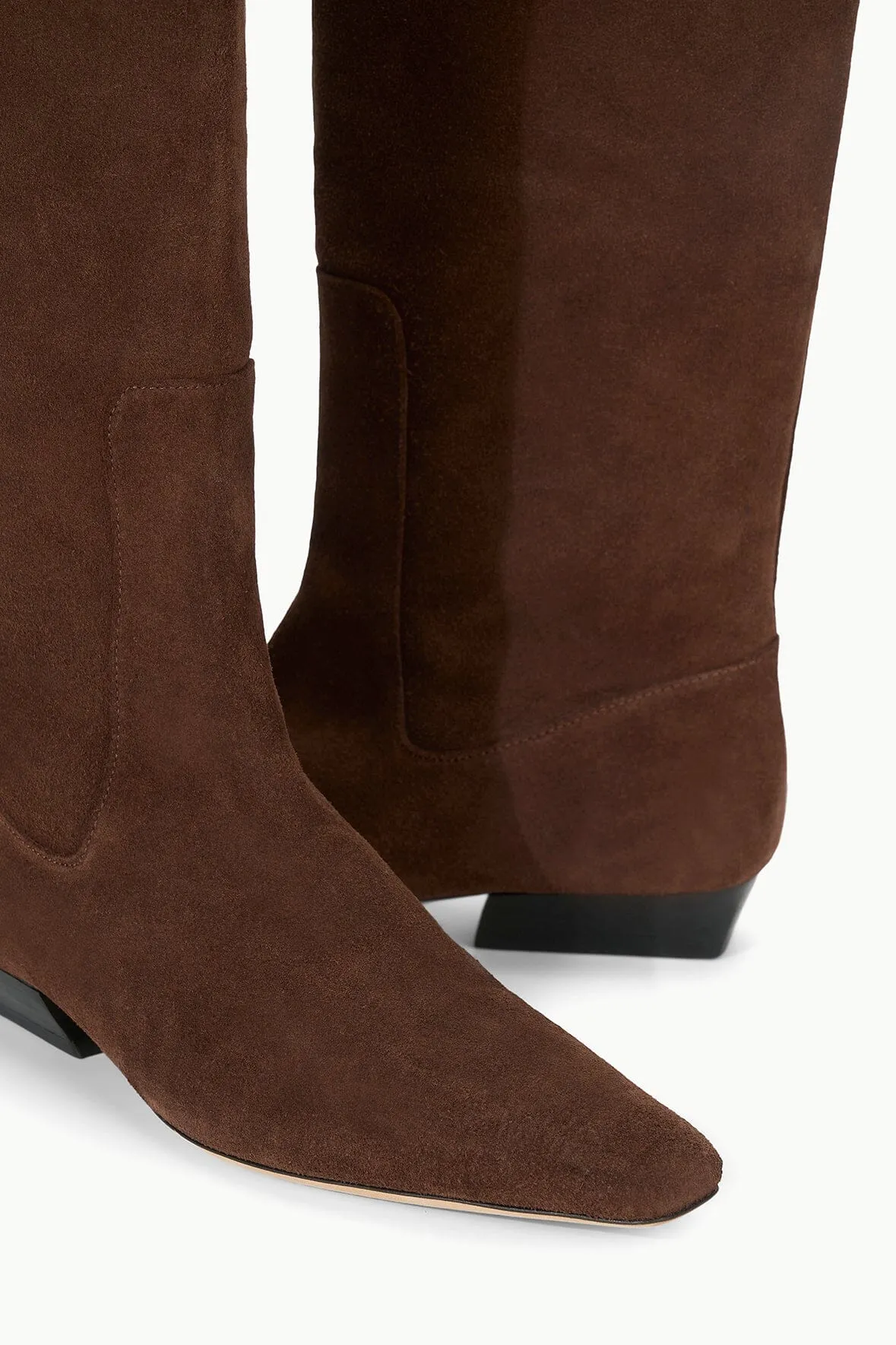 WALLY FLAT BOOT | MAHOGANY SUEDE Multi guard