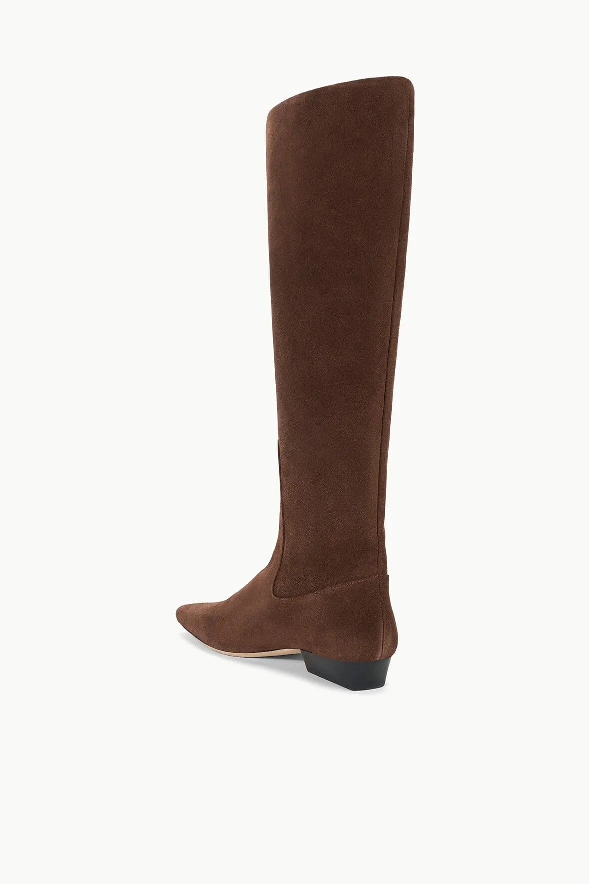 WALLY FLAT BOOT | MAHOGANY SUEDE Slip resistant