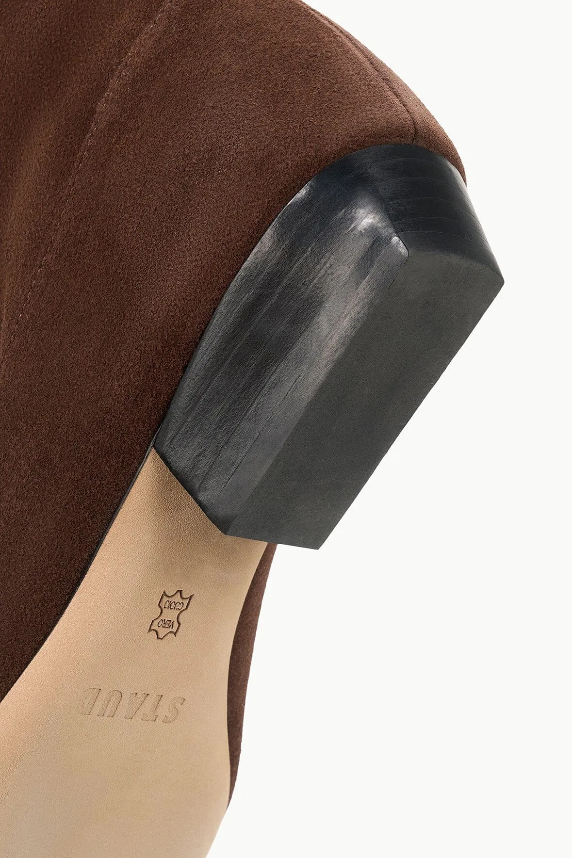 WALLY FLAT BOOT | MAHOGANY SUEDE Fatigue relief
