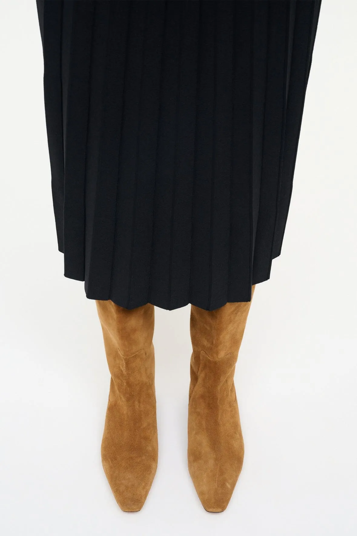 WALLY FLAT BOOT | TAN SUEDE Warm padding