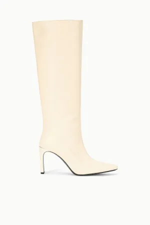 WALLY HIGH HEEL BOOT | CREAM Light breath