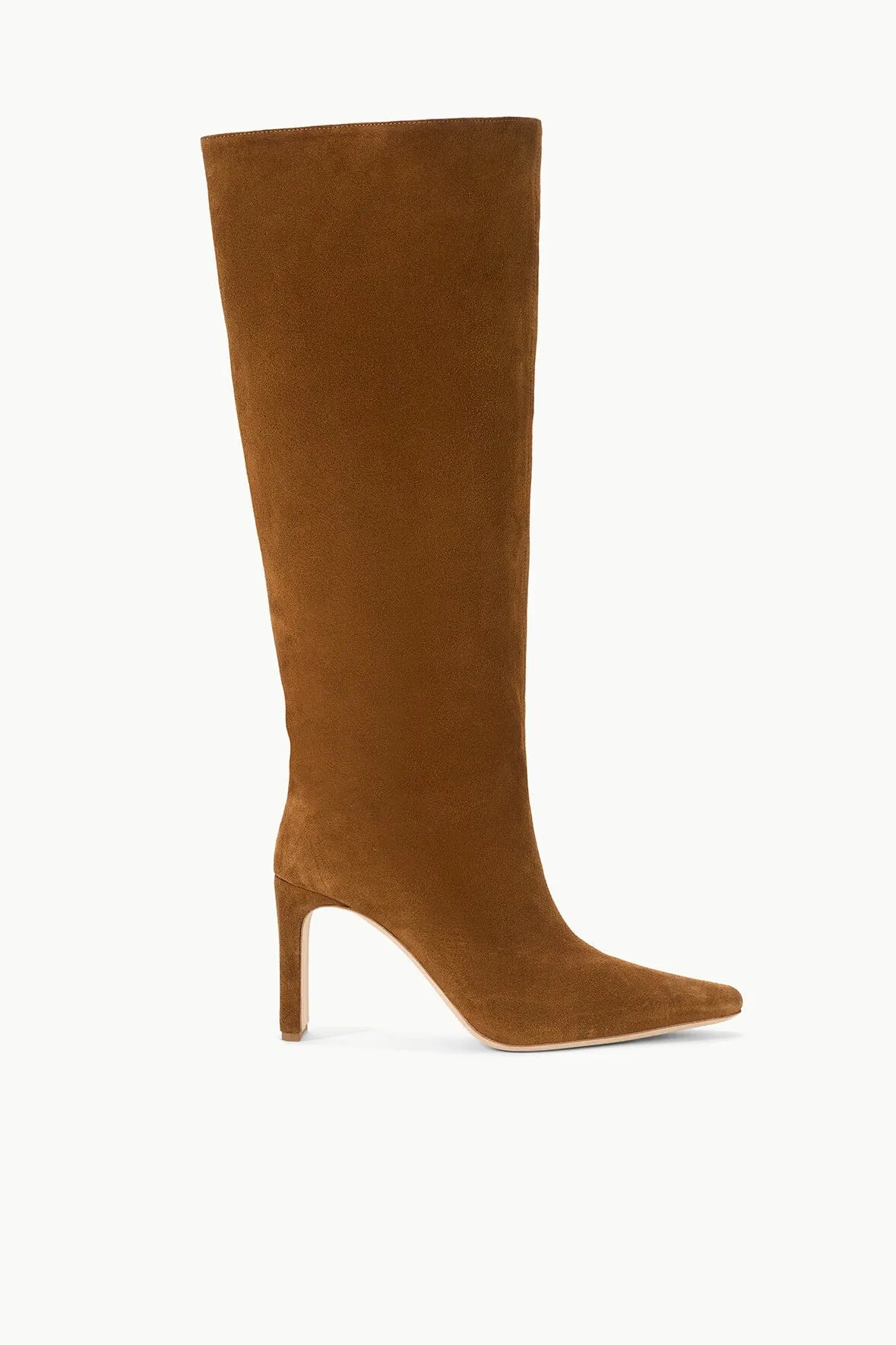 WALLY HIGH HEEL BOOT | TAN Military style