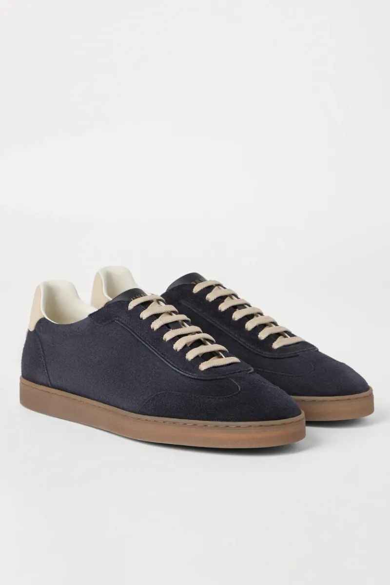 Washed Suede Sneakers sport trend