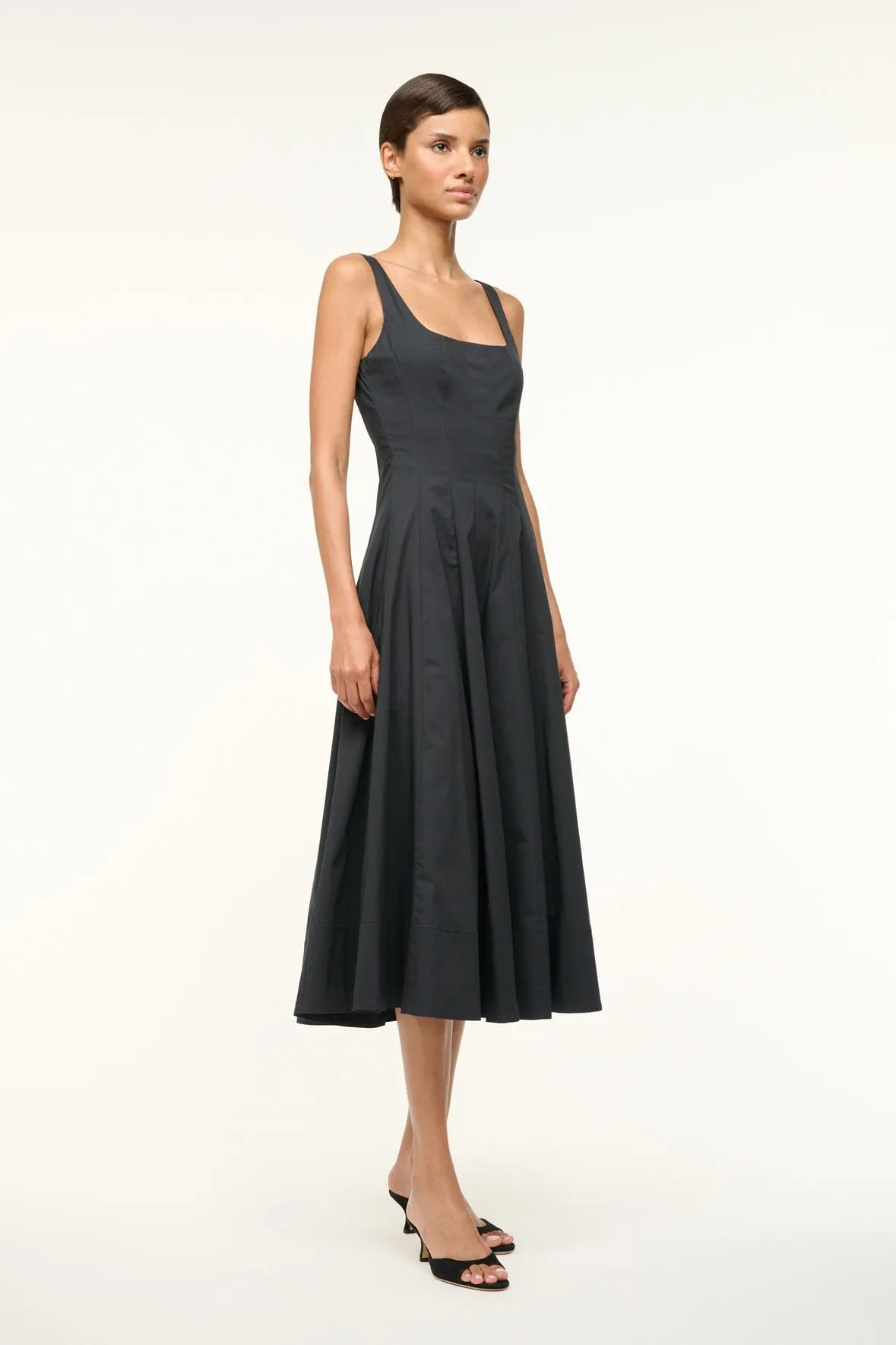 WELLS DRESS | BLACK cool mix