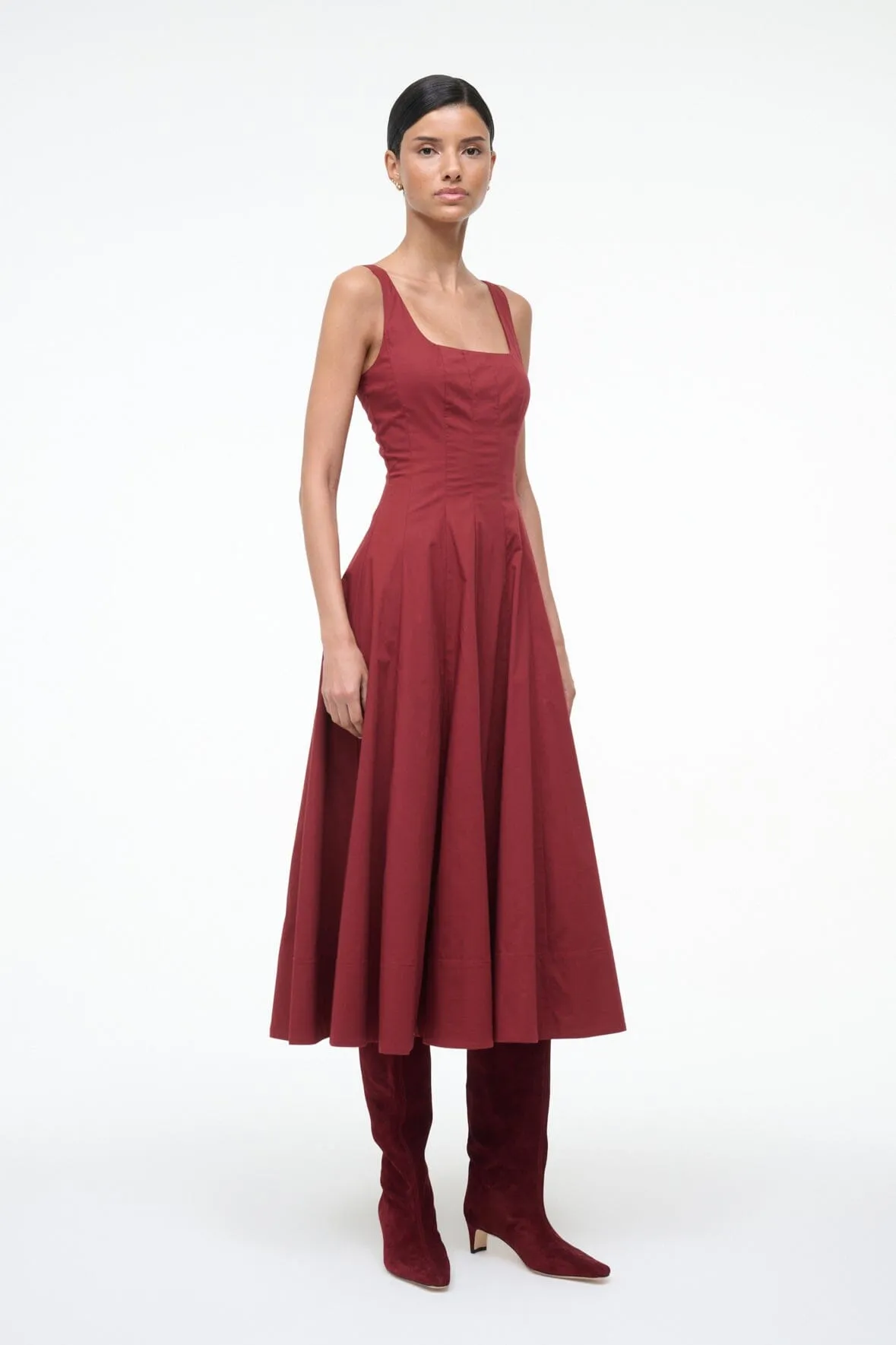 WELLS DRESS | SANGRIA glowy tone