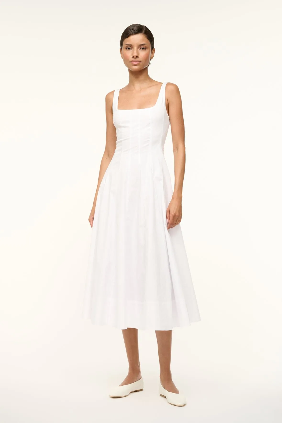 WELLS DRESS | WHITE vintage feel