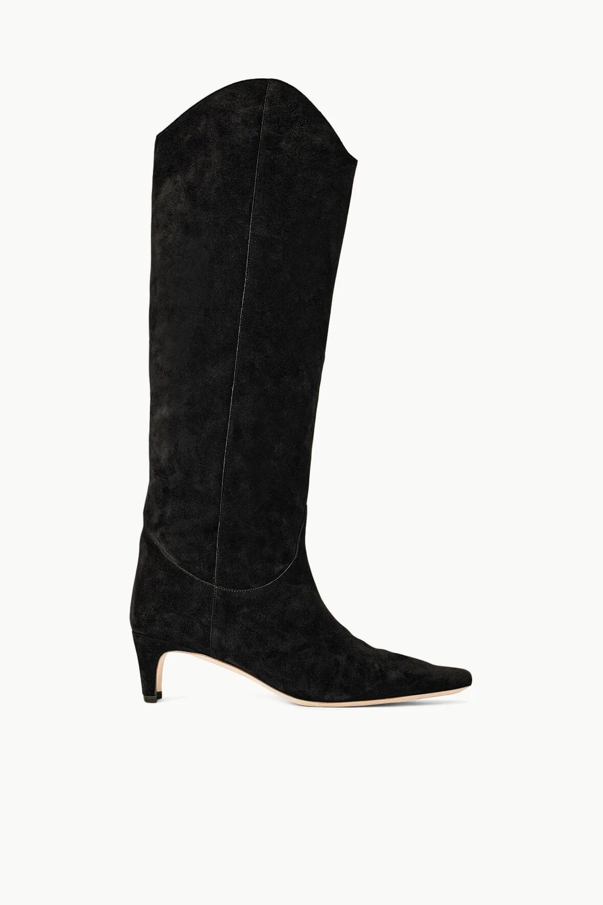 WESTERN WALLY BOOT | BLACK SUEDE Outdoor guard