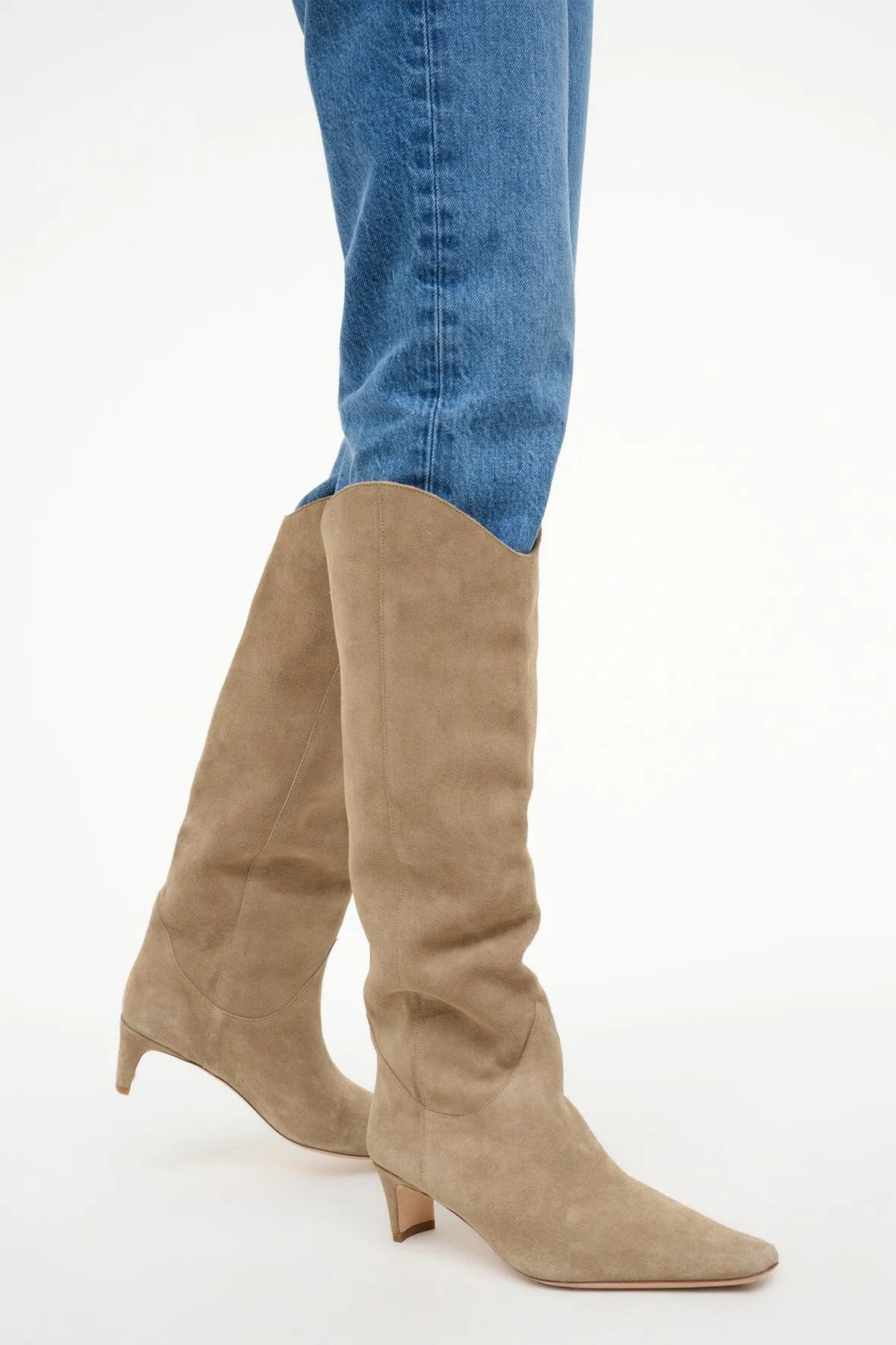 WESTERN WALLY BOOT | DUNE SUEDE Night reflect