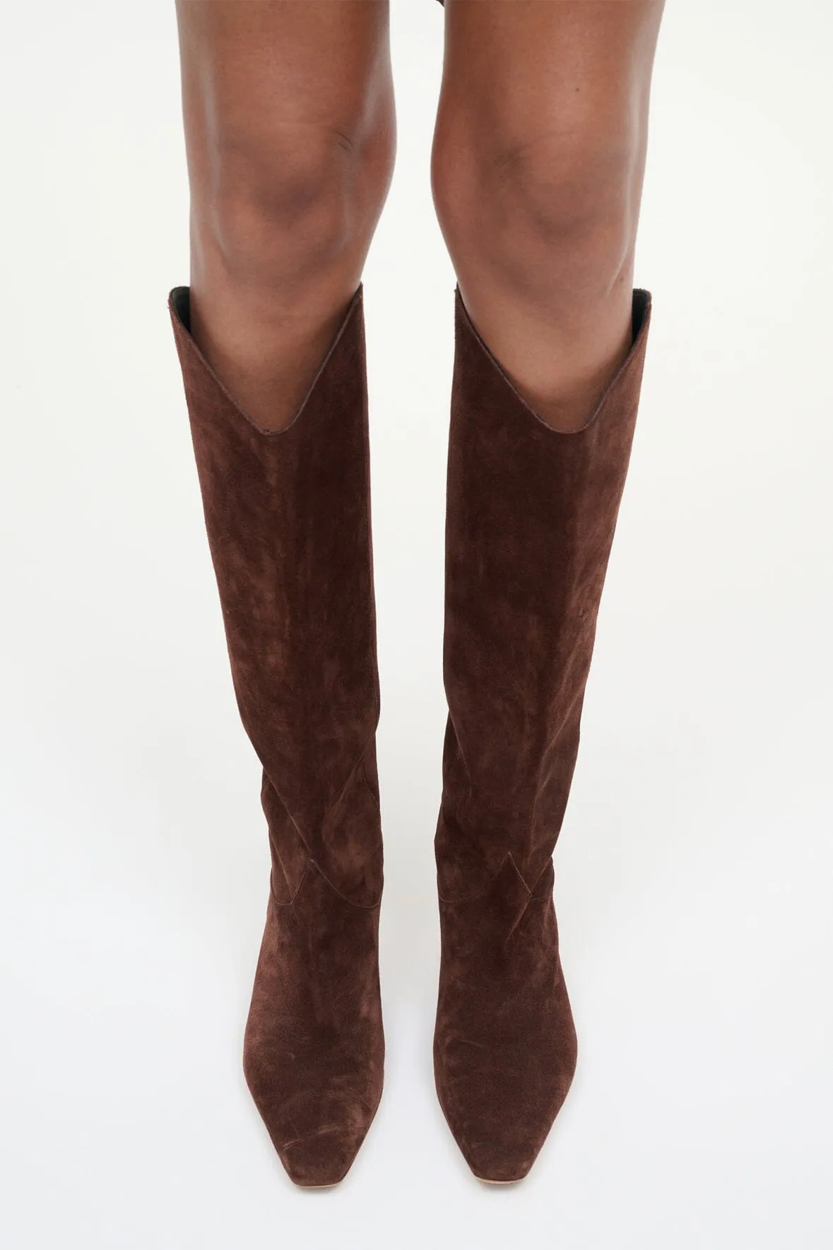 WESTERN WALLY BOOT | MAHOGANY SUEDE Stretch laces