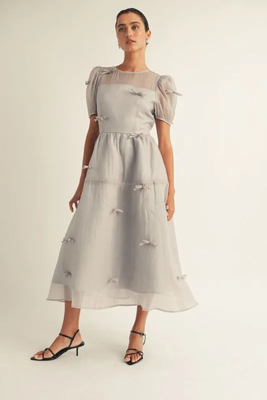 Wharton Organza Bow Dress lounge set