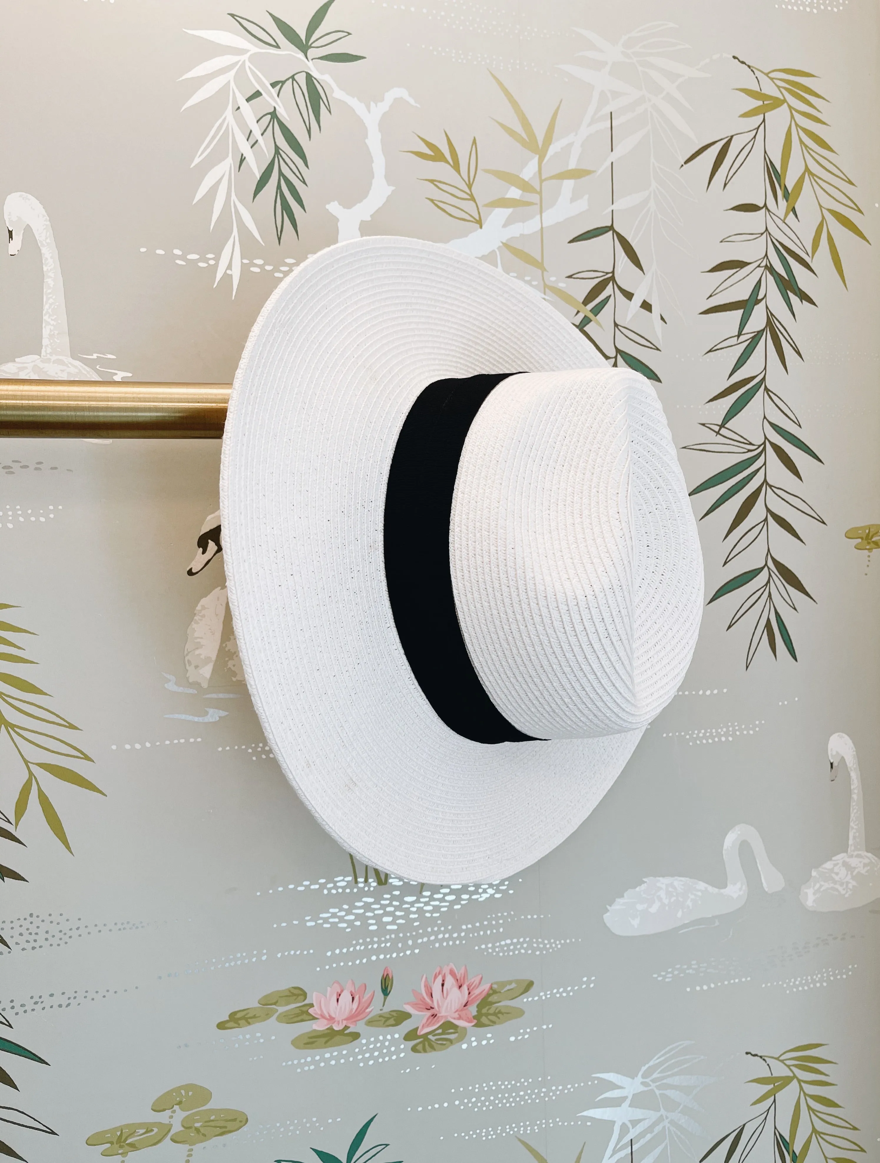 Wide Panama Hat relaxed mood