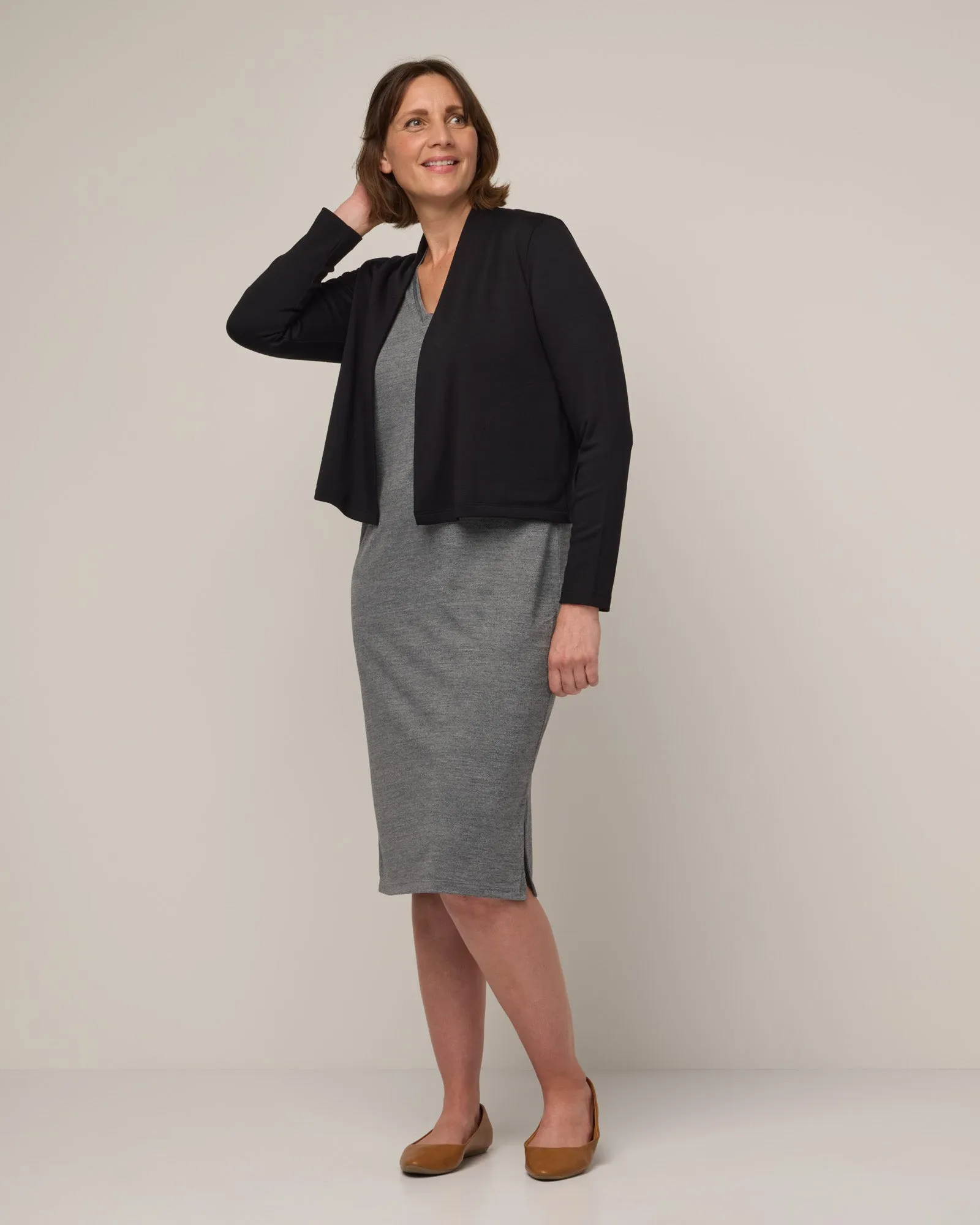 Winona Crop Cardigan quiet fit