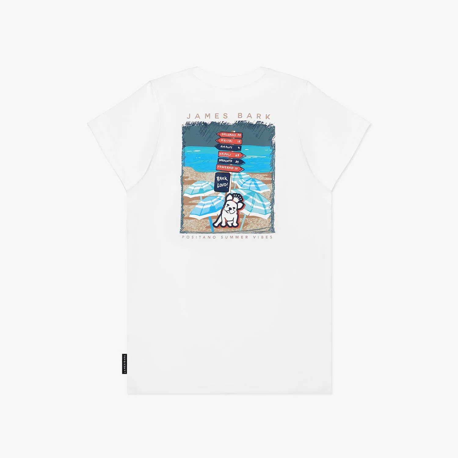 Women's Amalfi Signs Graphic Tee runway touch