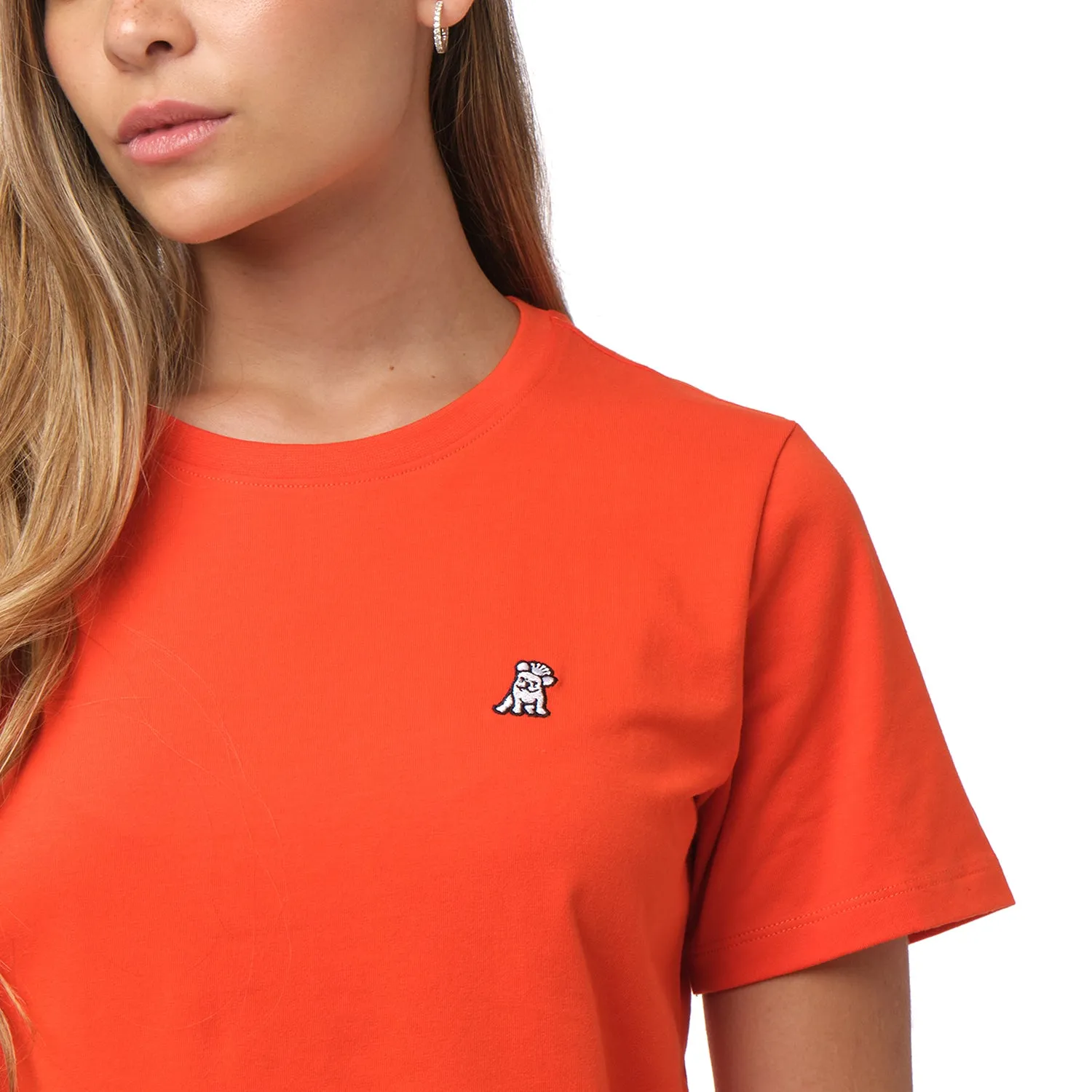 Women's Crew Neck Jersey T-Shirt casual shift