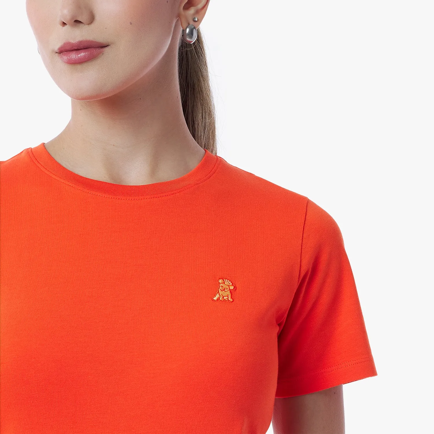 Women's Crew Neck Jersey T-Shirt weekend look