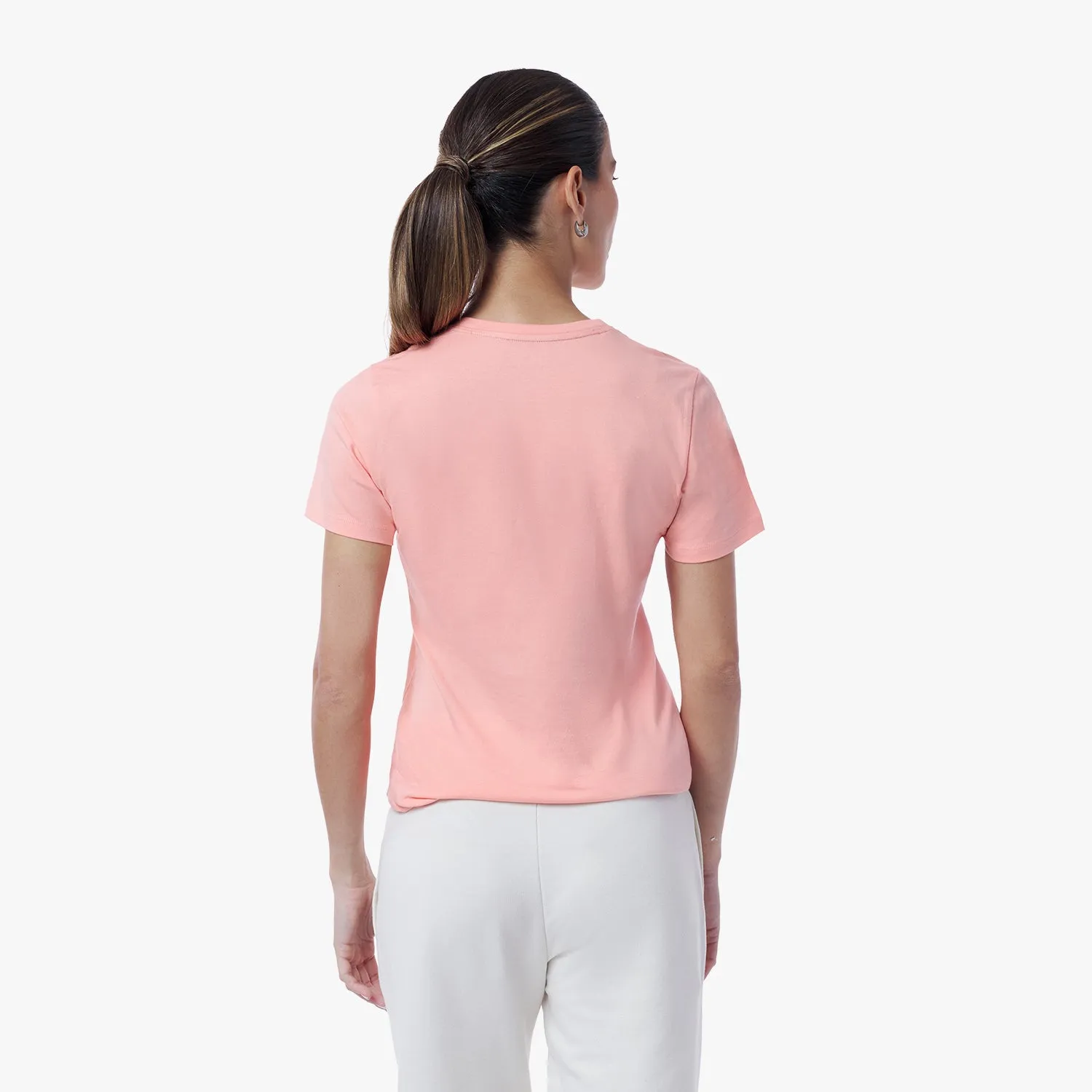 Women's Crew Neck Jersey T-Shirt office casual