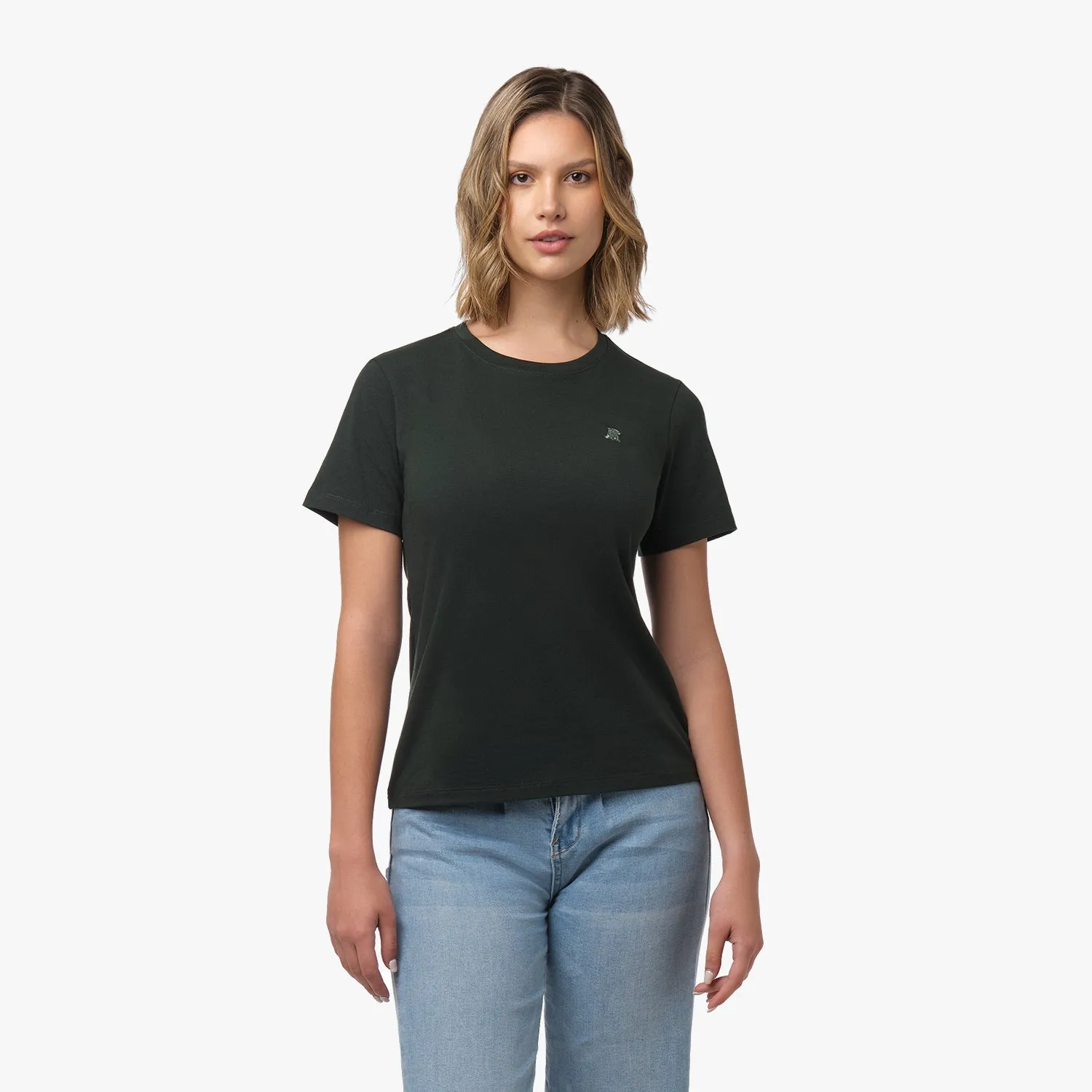 Women's Crew Neck Jersey T-Shirt care mood