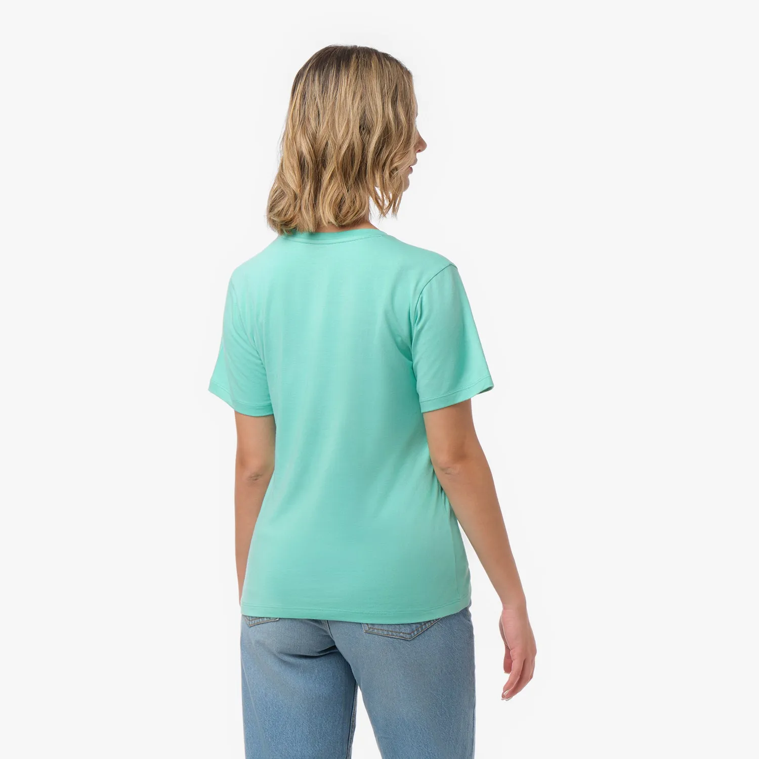 Women's Crew Neck Jersey T-Shirt relax style