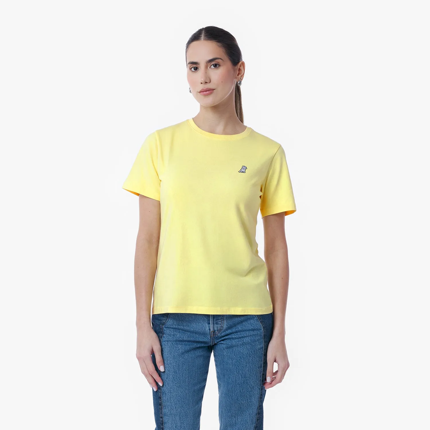 Women's Crew Neck Jersey T-Shirt step easy