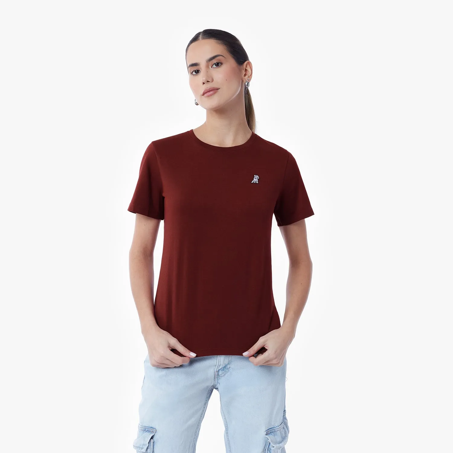 Women's Crew Neck Jersey T-Shirt home stretch