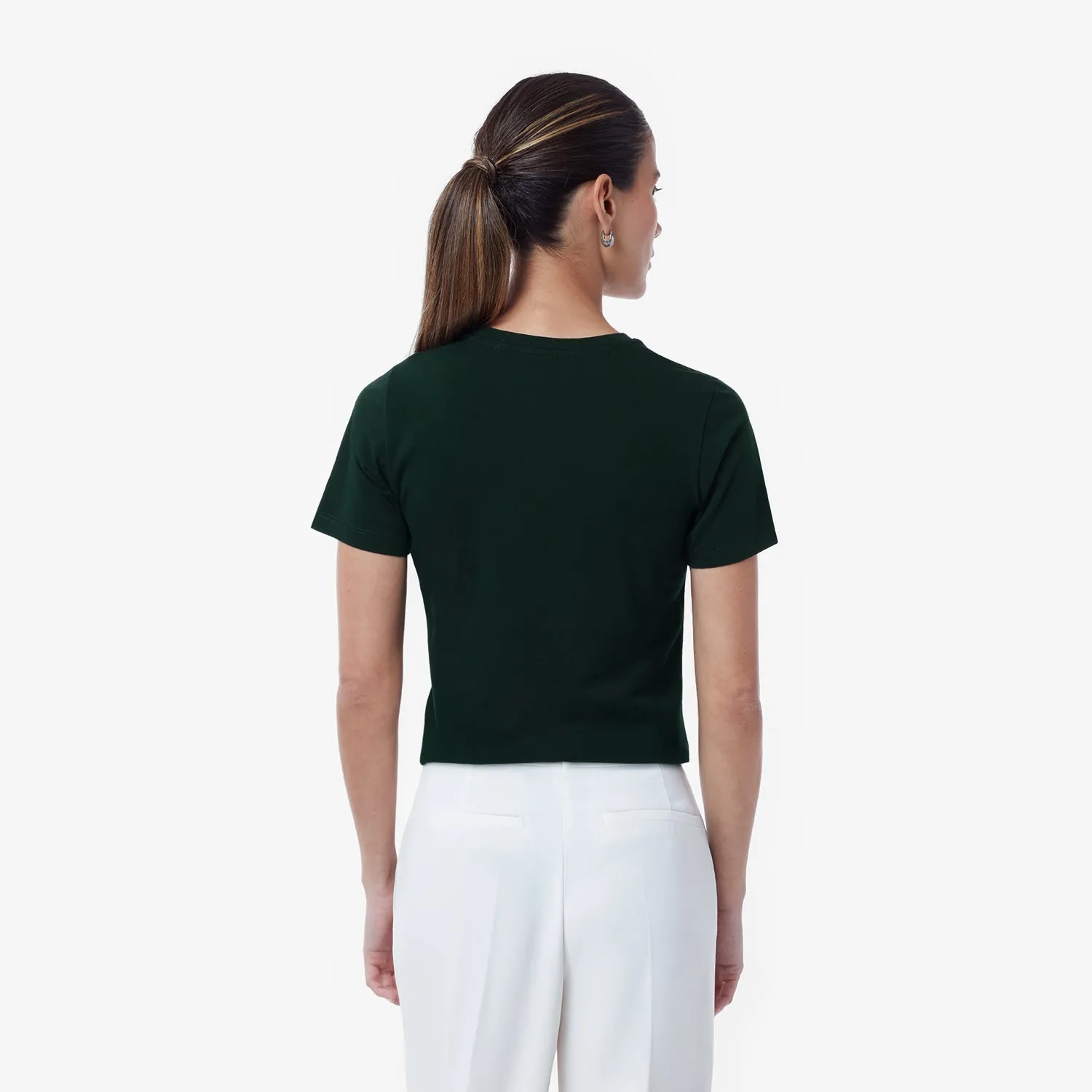 Women's Crew Neck Jersey T-Shirt sporty edge