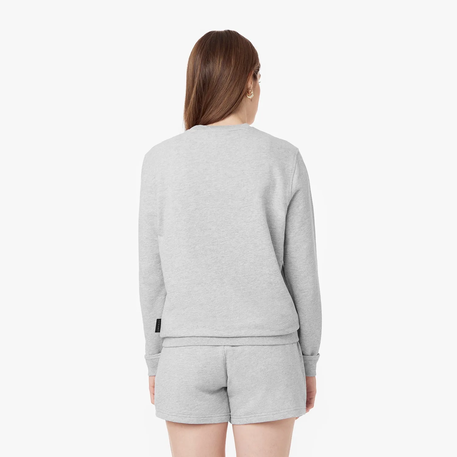 Women's French Terry Crew Neck Sweatshirt Soft feel