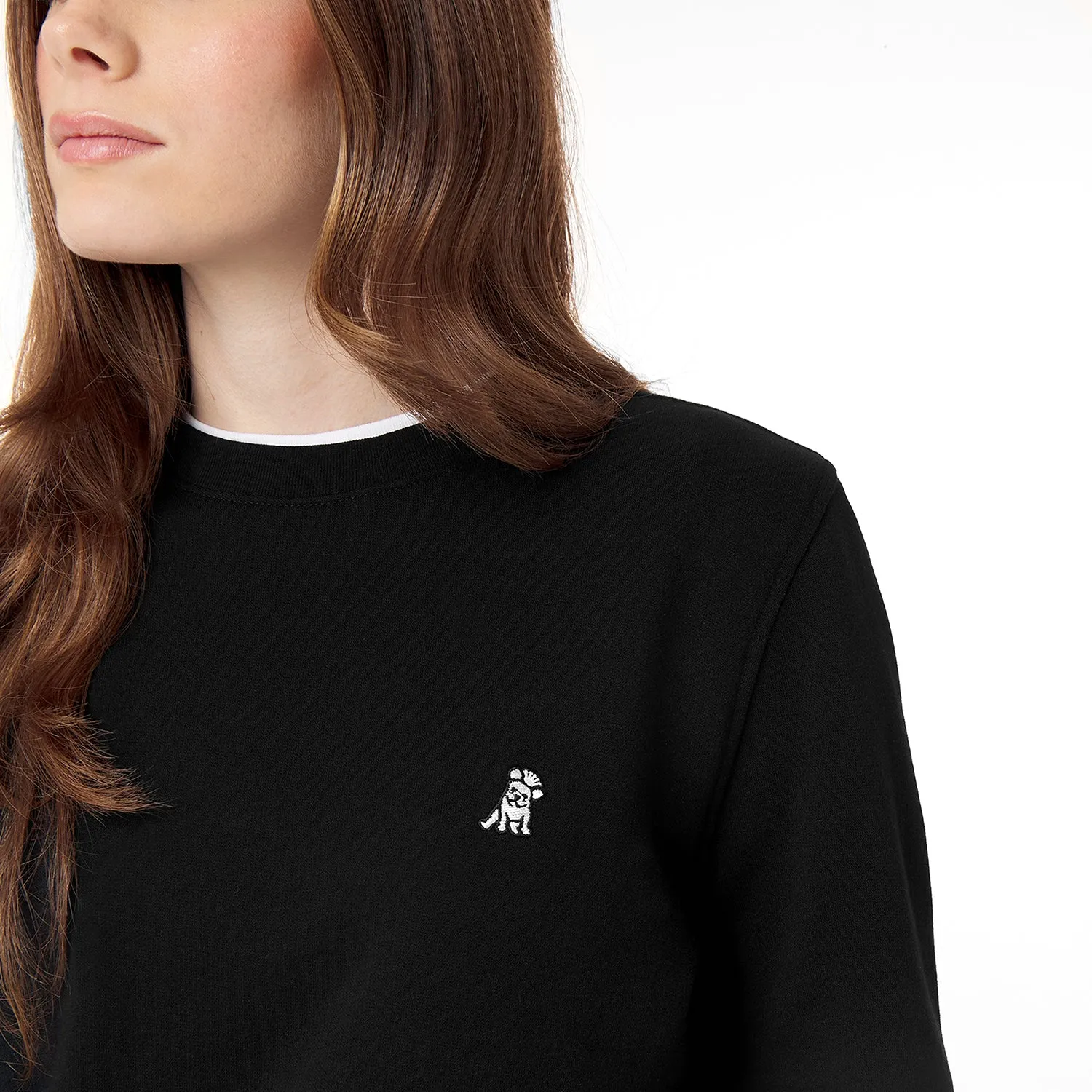 Women's French Terry Crew Neck Sweatshirt Long flight