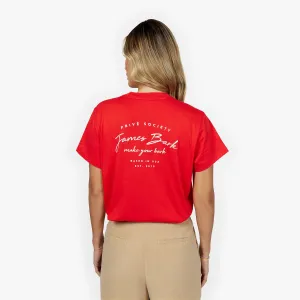 Women's Priv Society Graphic Tee clear style