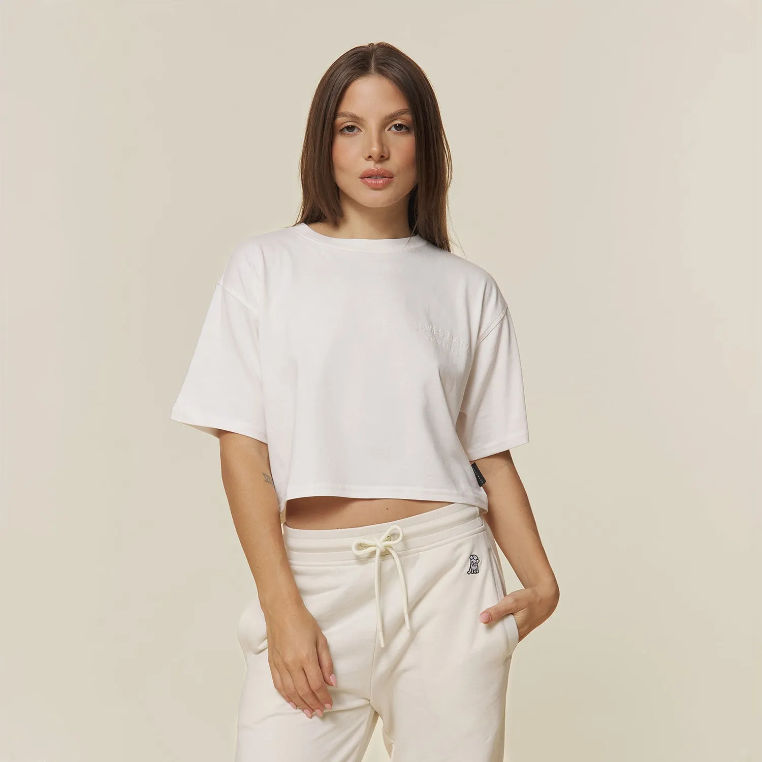 Women's Relaxed Fit Crop Top art fusion
