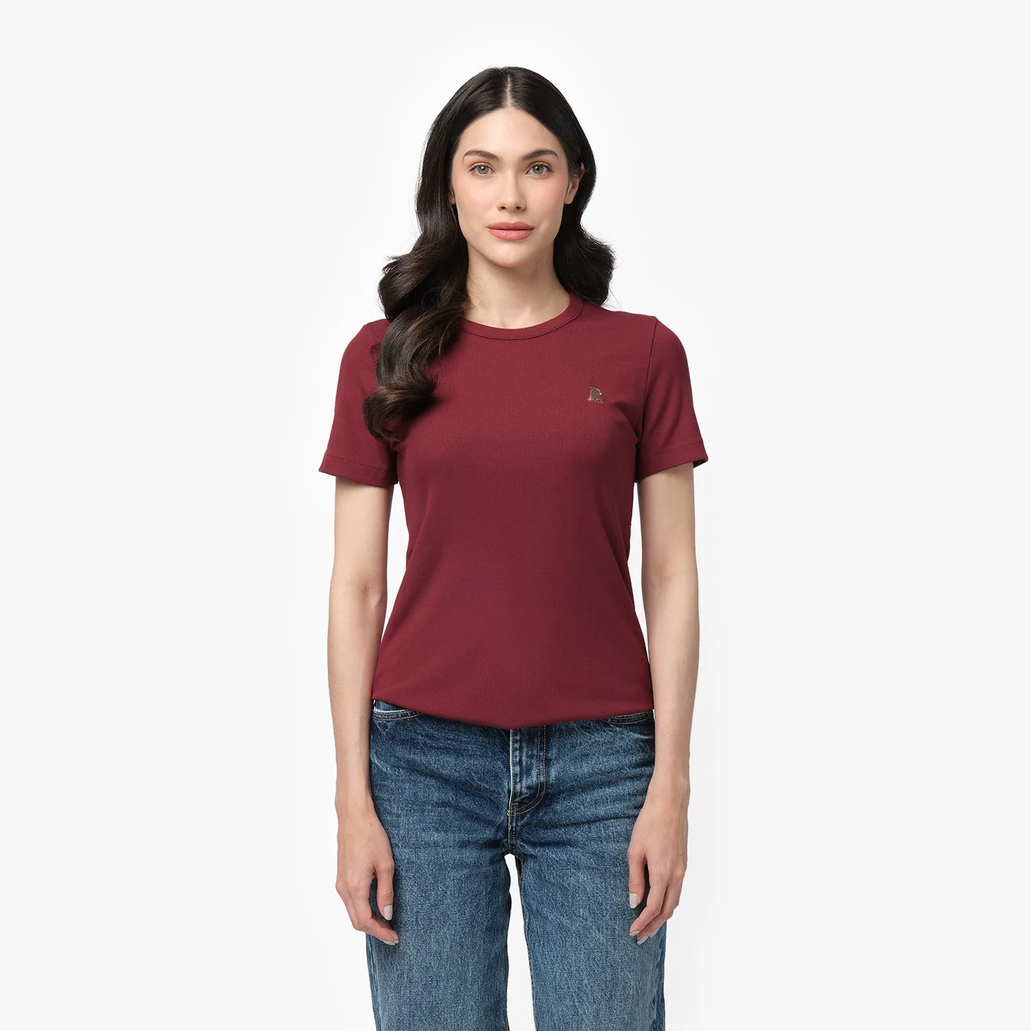 Women's Ribbed T-Shirt creative cut