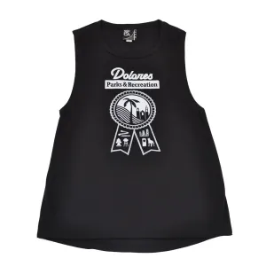 Womens SFCA Park & Rec Tank Top Black shape flex