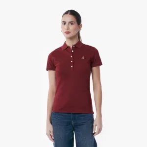Women's Slim Fit Polo Shirt youthful glow