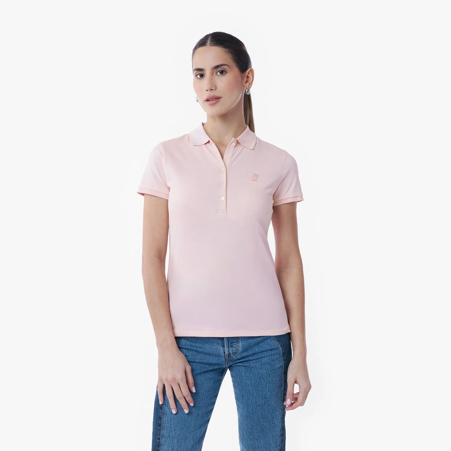 Women's Slim Fit Polo Shirt urban charm