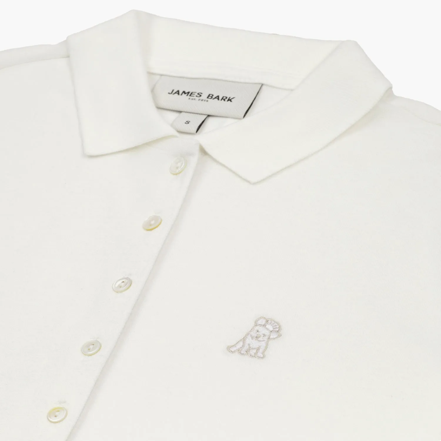 Women's Slim Fit Polo Shirt texture feel