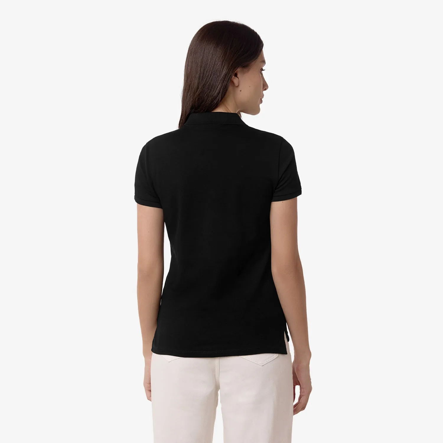 Women's Slim Fit Polo Shirt lifestyle mode