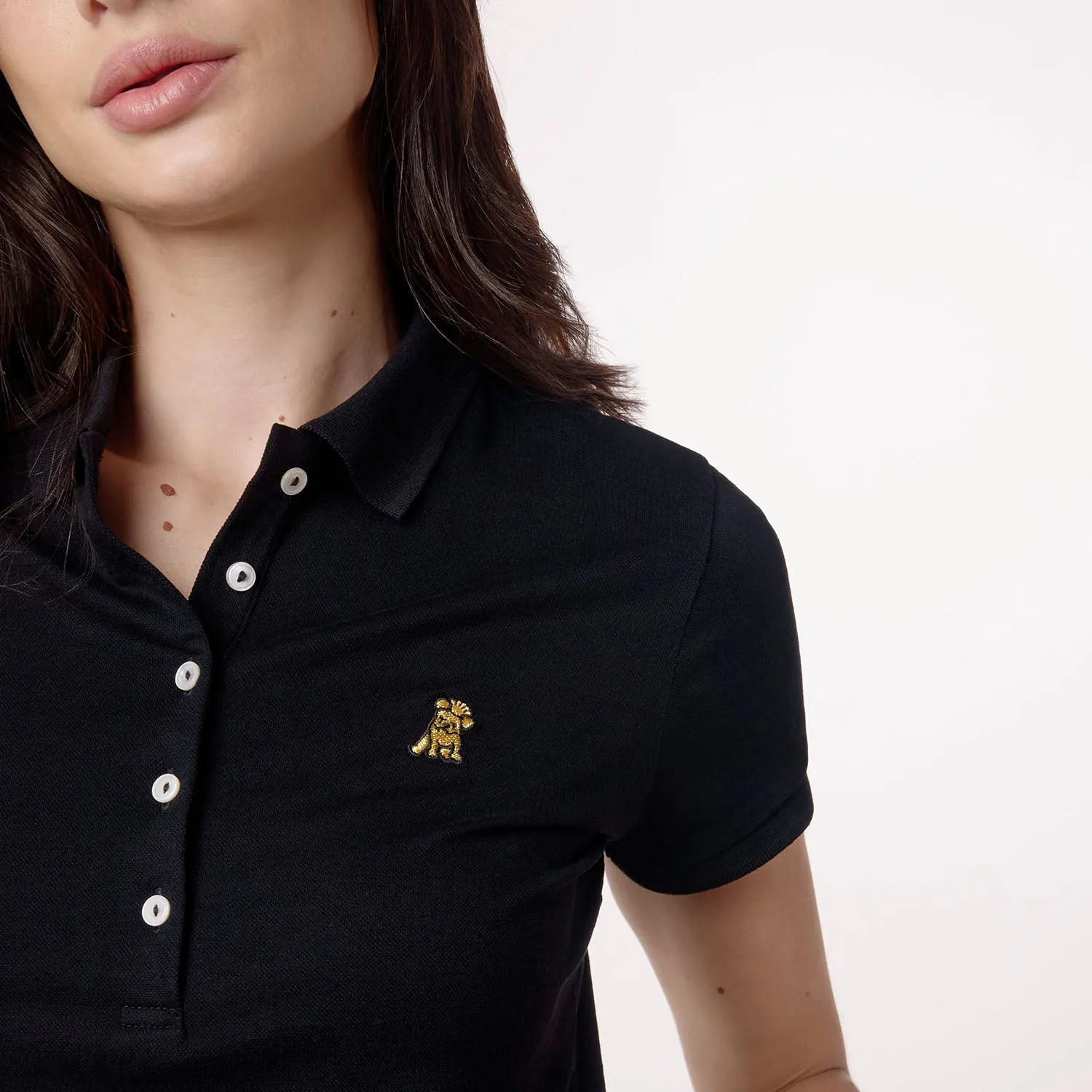 Women's Slim Fit Polo Shirt layer friendly