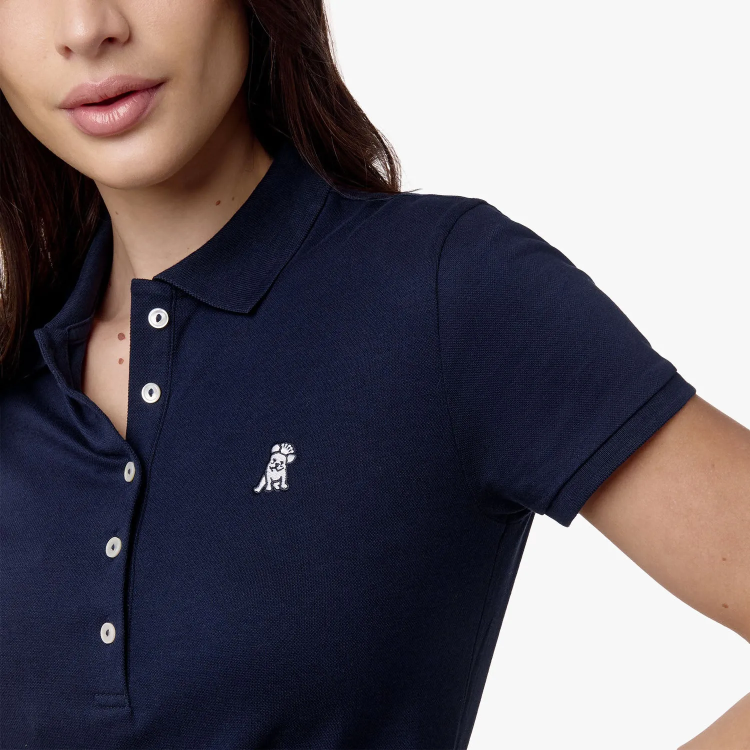 Women's Slim Fit Polo Shirt smart casual