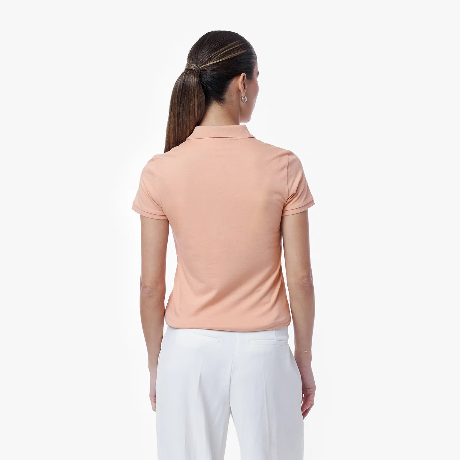 Women's Slim Fit Polo Shirt upgraded comfort