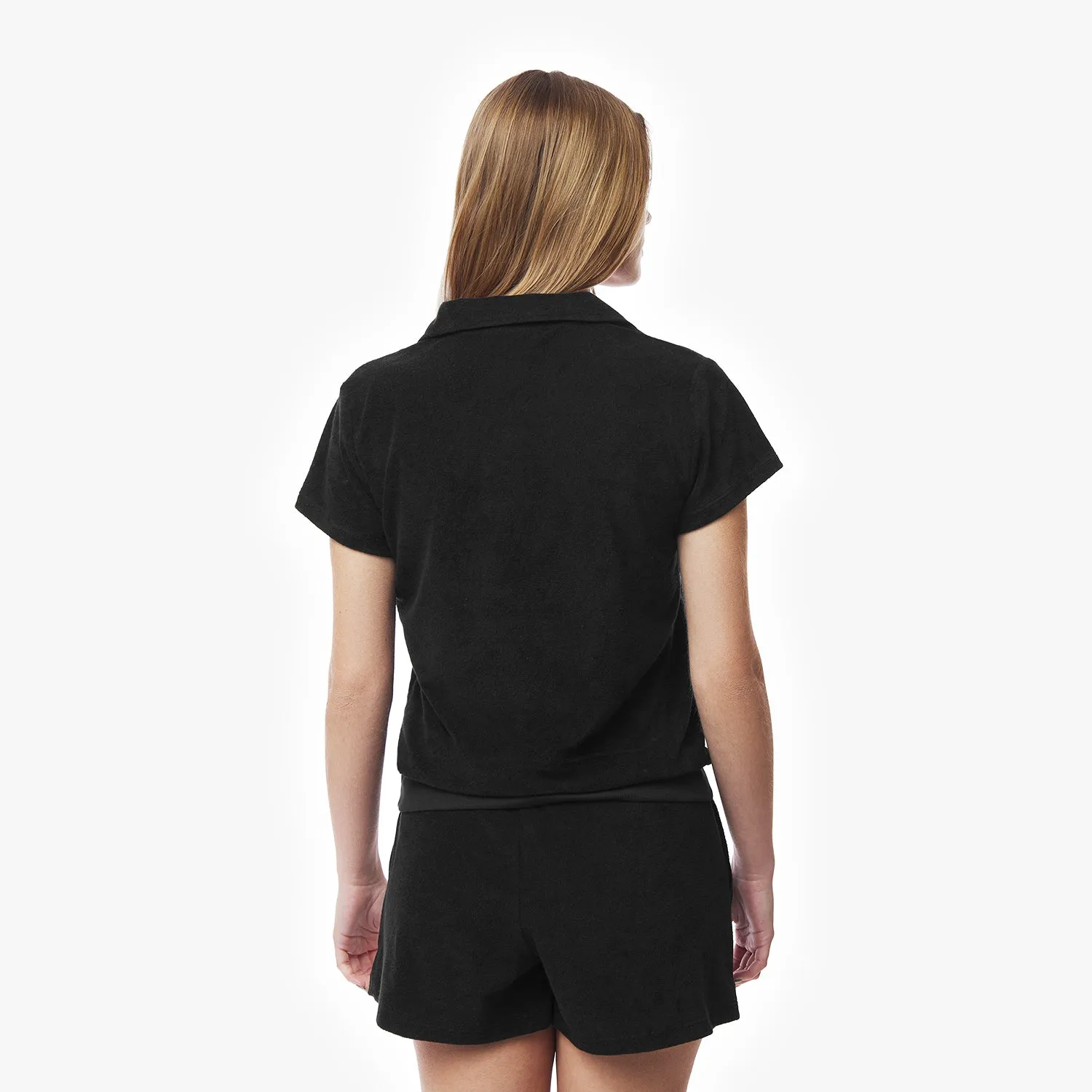 Women's Terry Polo Shirt anti wrinkle