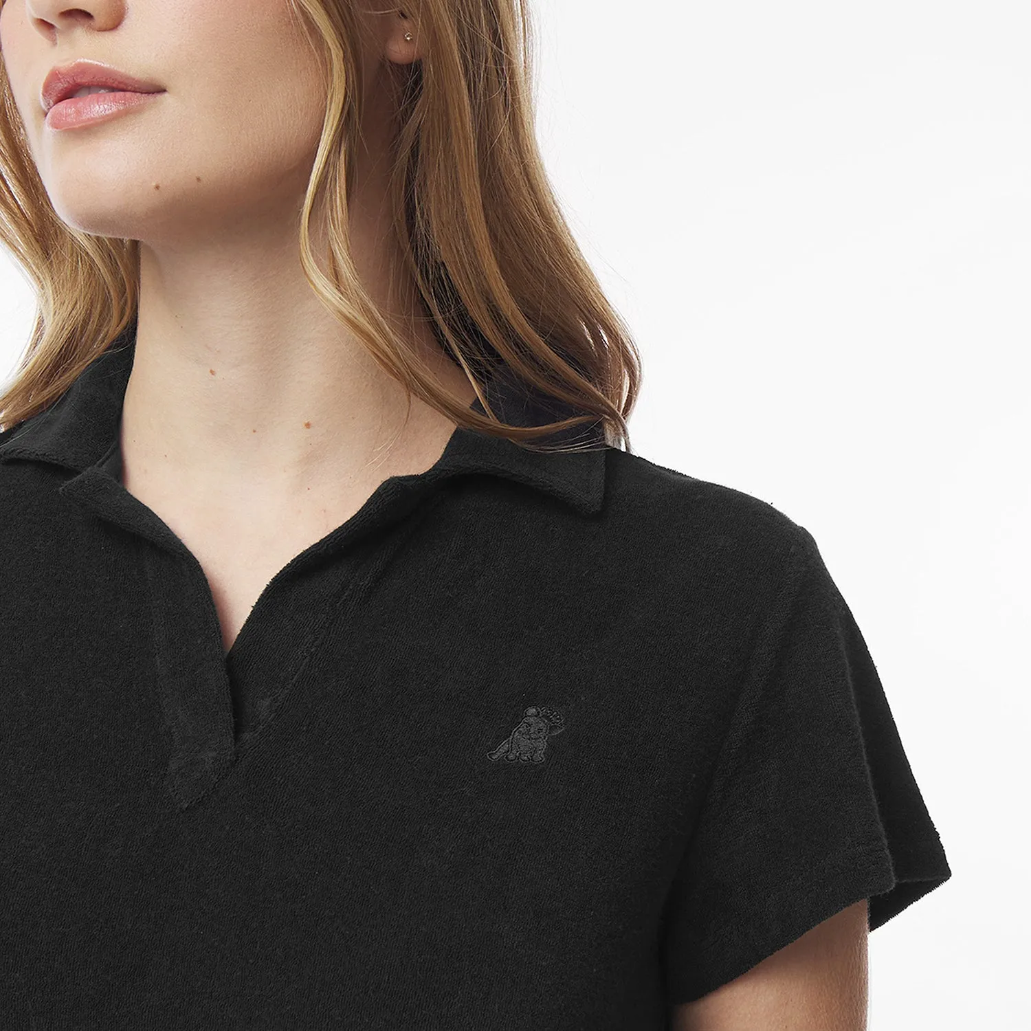 Women's Terry Polo Shirt school daily