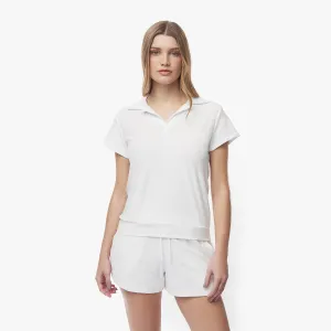 Women's Terry Polo Shirt smart casual