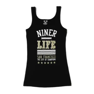 Womens Thrill Of Victory Life Tank Top Black classic fit