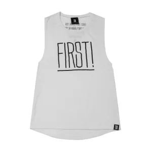 Womens True First Tank Top White fresh vibe