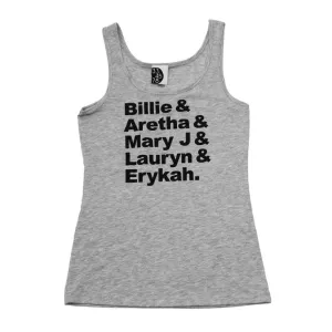 Womens True Lineage Tank Top Heather casual fit