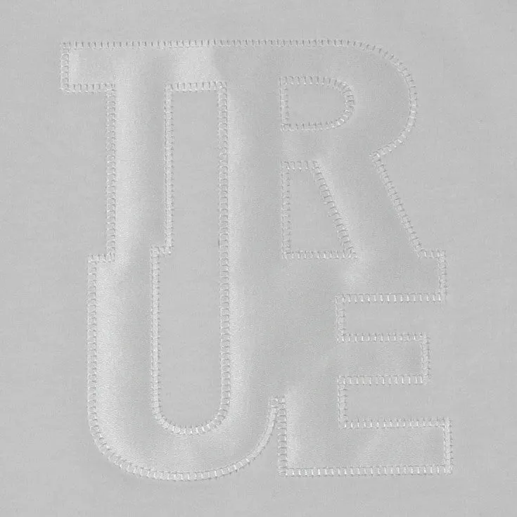Womens True Logo Hoodie White Easy styling