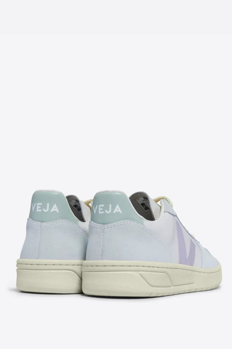 Women's V-10 Leather Sneakers firm grip