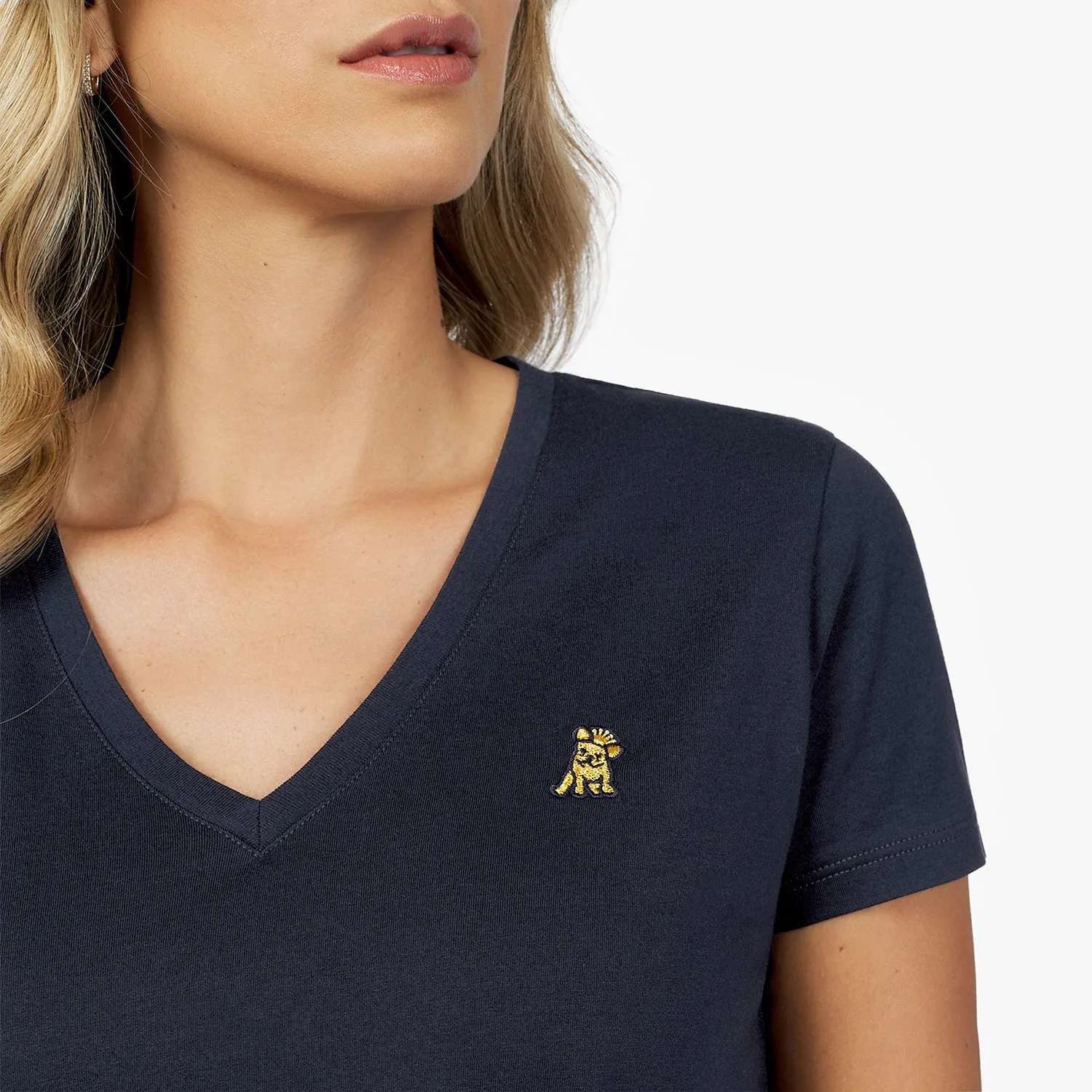 Women's V-Neck Jersey T-Shirt art fusion