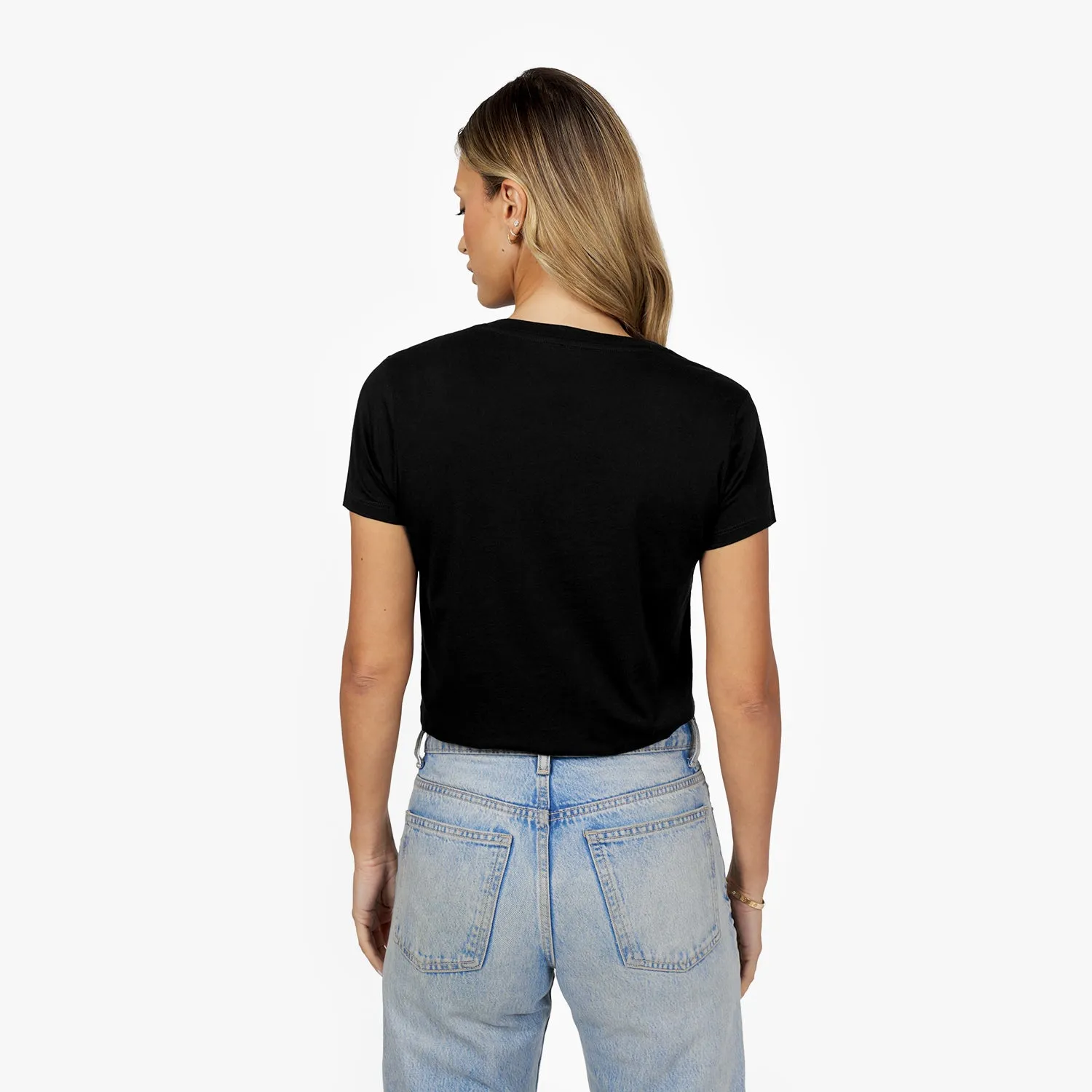 Women's V-Neck Jersey T-Shirt style voice